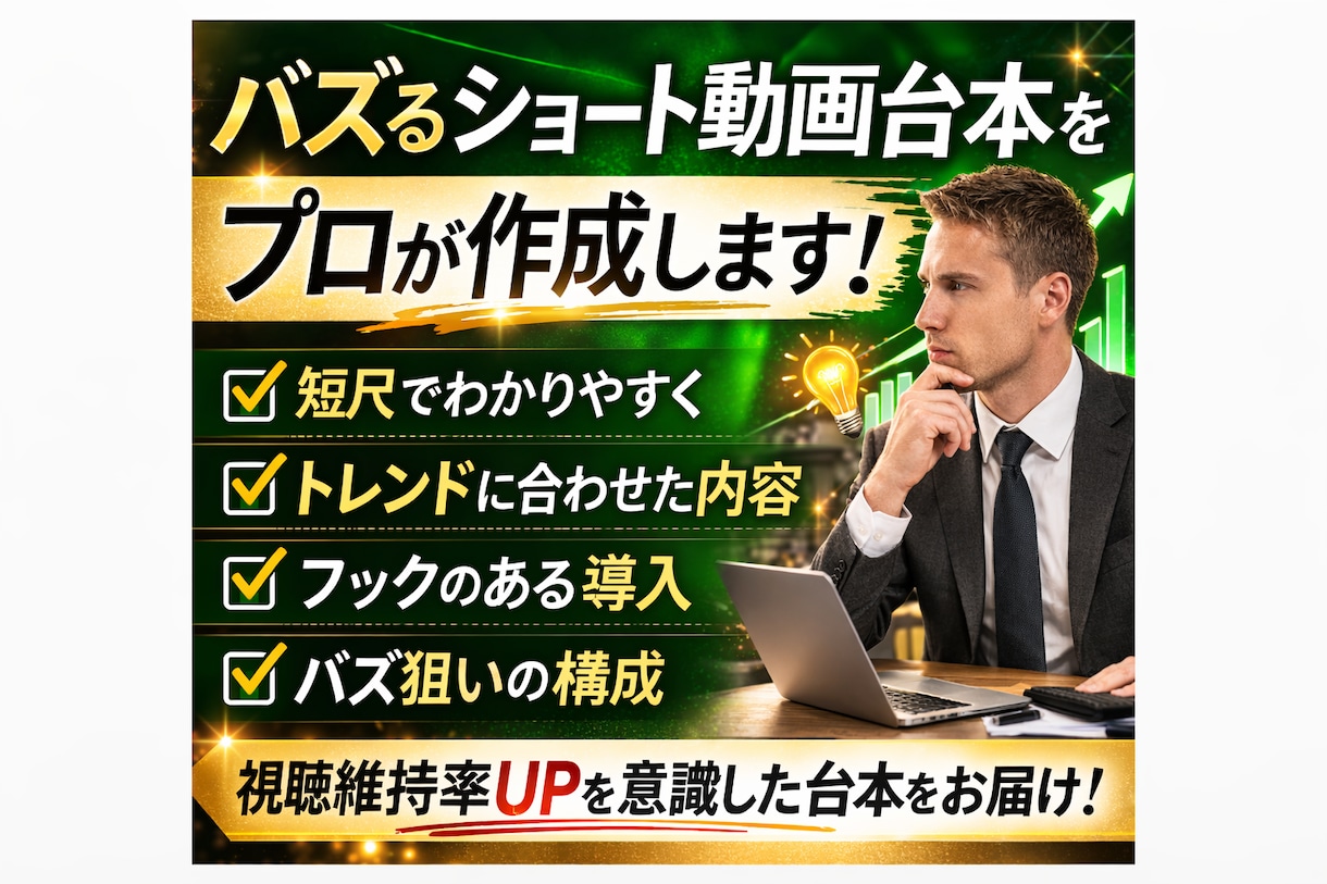 SNS用のショート動画台本を作成します 投稿しやすい動画台本を作成します イメージ2