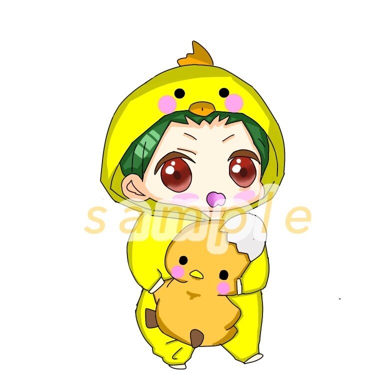 3000円〜！ミニキャラ作成します キャラクターの癒し系ミニキャラ♡お安くお手軽に♪ イメージ7