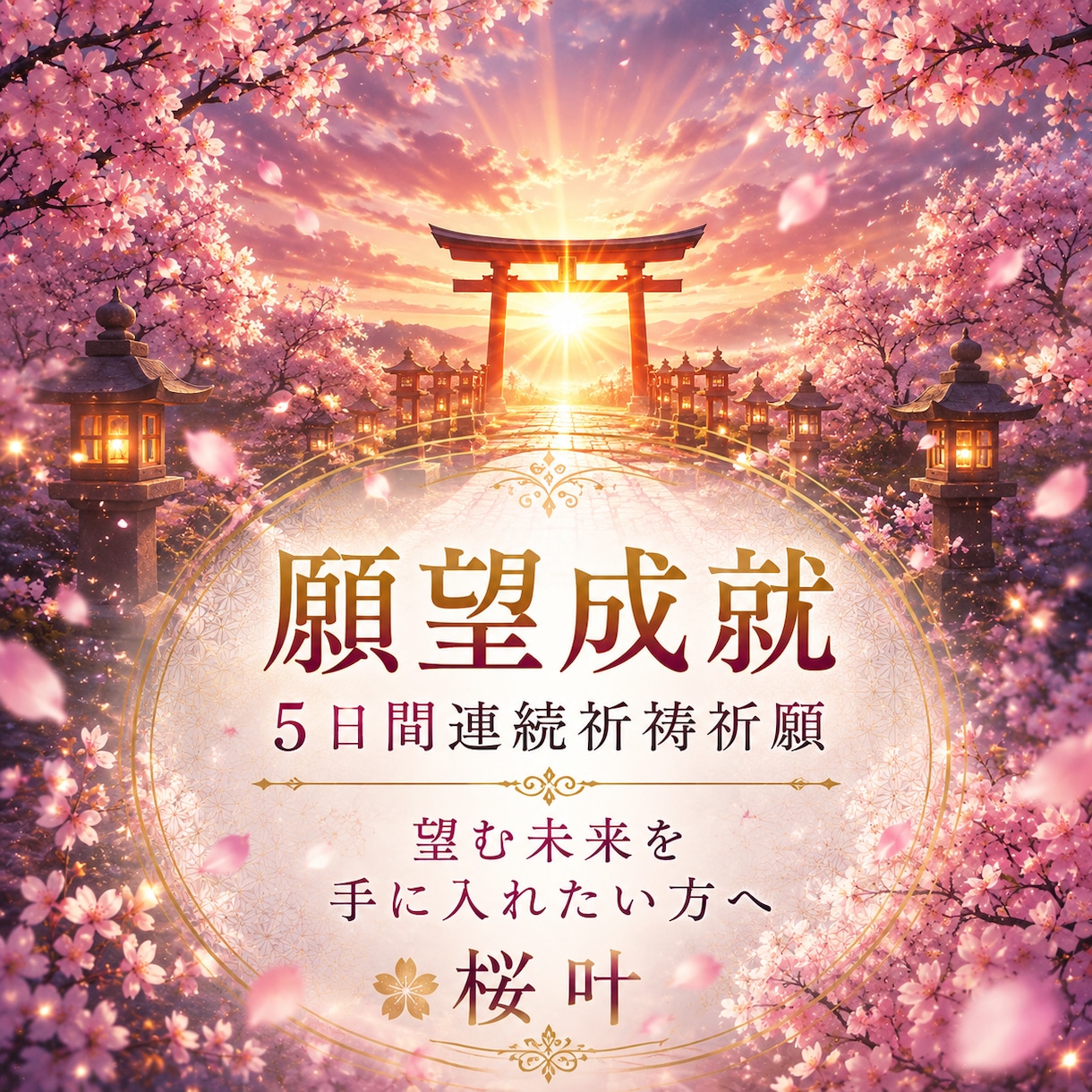 願望成就◆5日間の連続祈祷祈願を行います 望む未来をあなたの手に◆恋愛/仕事/金運/人生/複雑愛 イメージ1