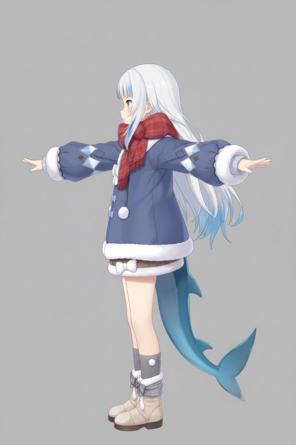 Vtuberモデルの立ち絵を三面図化します イラストレーター様への参考資料としてご活用ください！ イメージ4