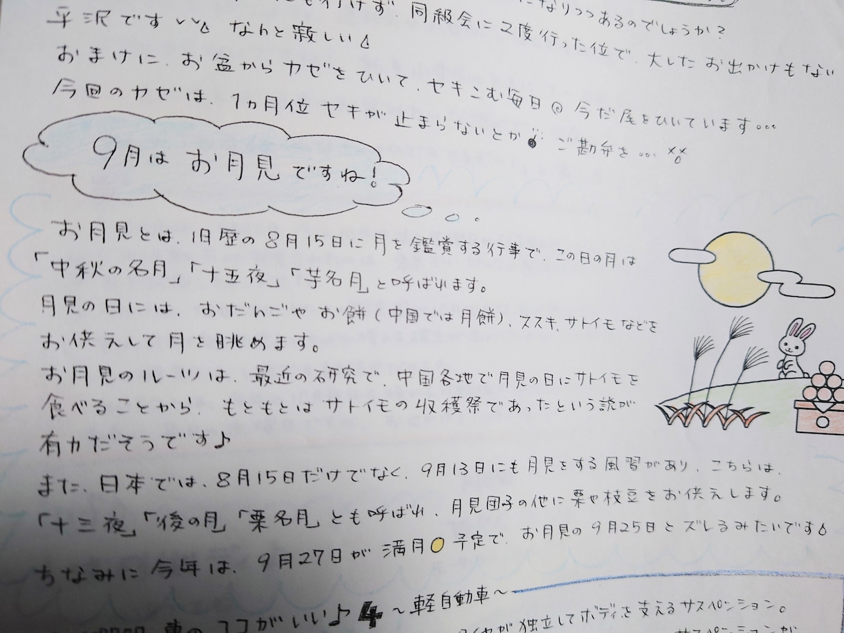 手書きレター、チラシ書きます 読んでもらえる確率が高まる手書き複数の資料をまとめて１枚に イメージ3