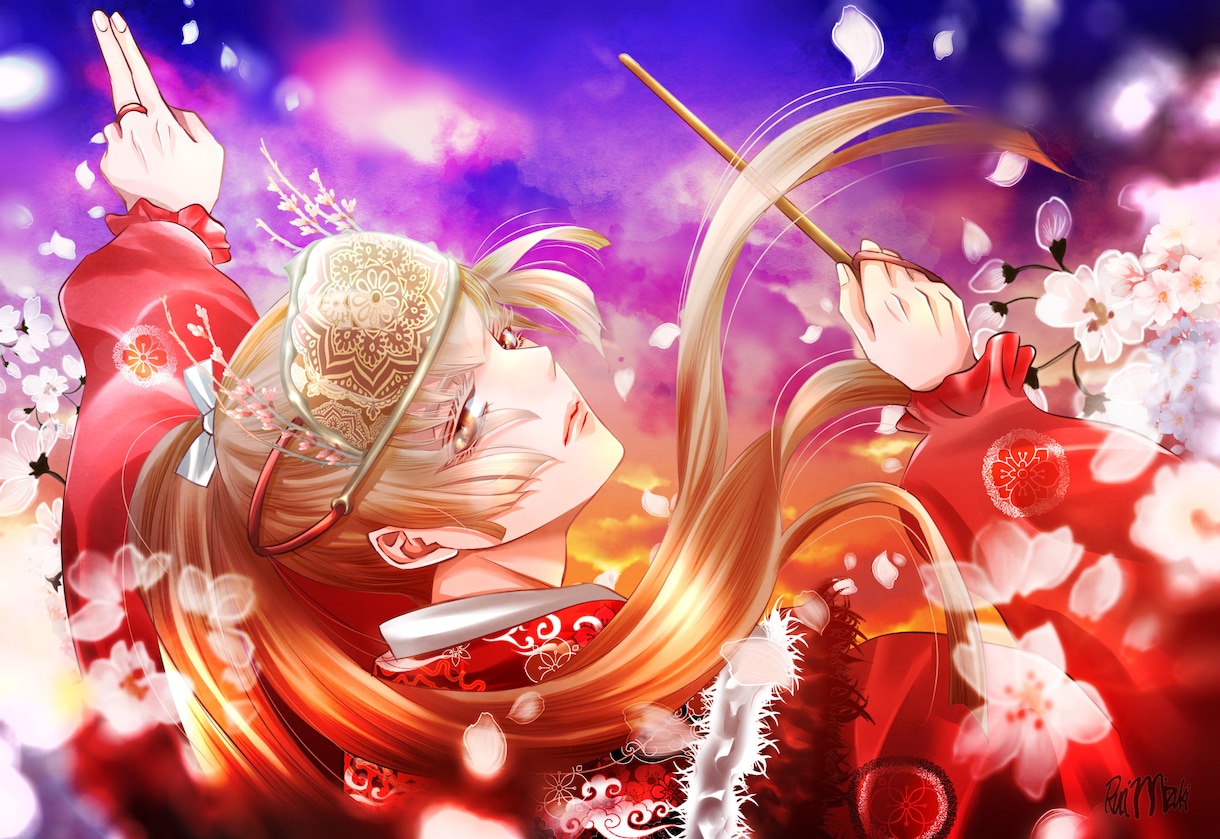 線画に着彩させて頂きます お持ちの線画にデジタルにて着彩をさせて頂きます！ イメージ1