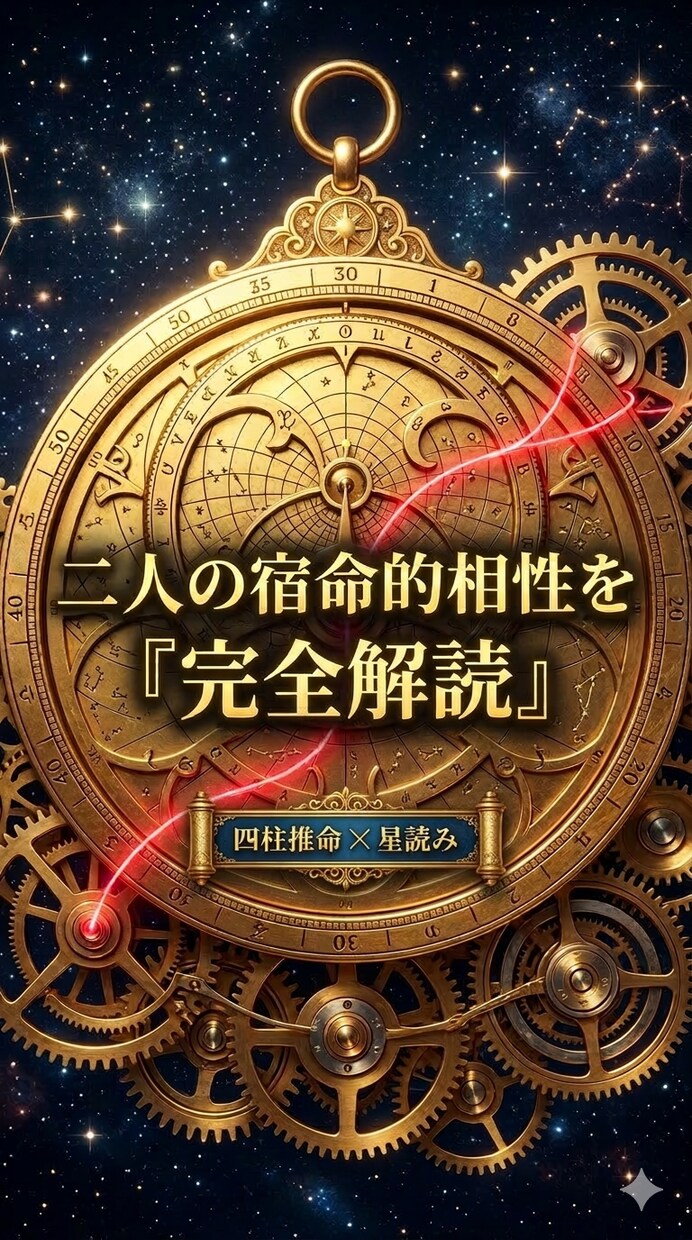 恋愛のモヤモヤを四柱推命×西洋占星術で晴らします ふわっとした占いじゃない超・論理的な恋愛鑑定 イメージ1