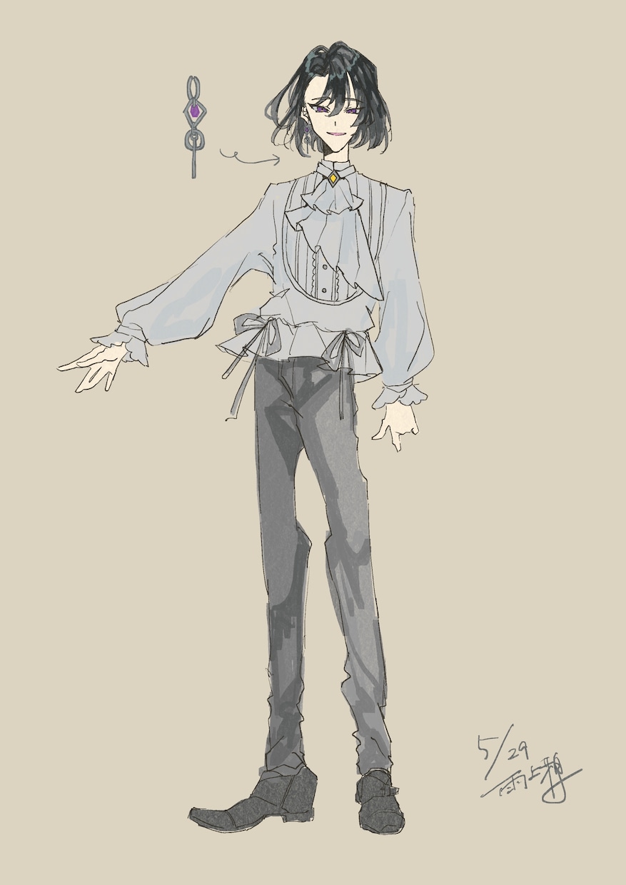 貴方のお着替えデザインします 三面図対応可！創作キャラやV活動者向け衣装制作です イメージ8