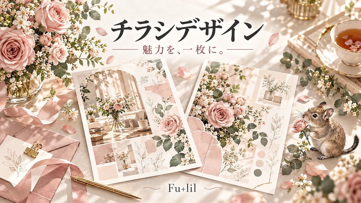 チラシを丁寧にデザインします イベントやサービスの魅力を一枚にまとめます イメージ1