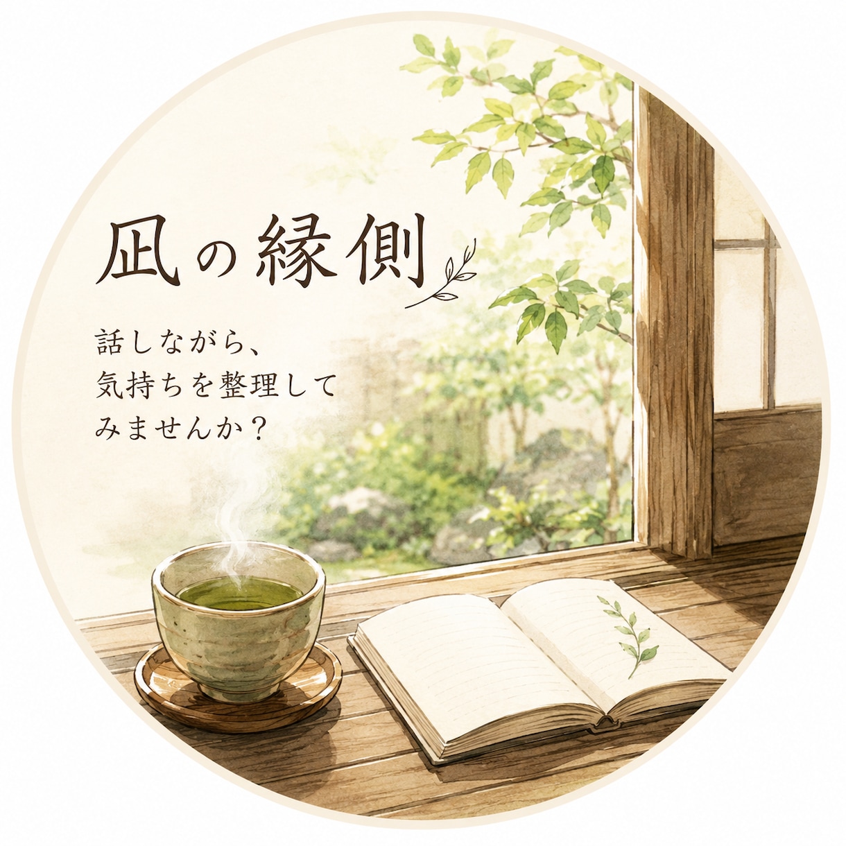48時間、凪の縁側でお話を伺います 愚痴やモヤモヤも歓迎。あなたのペースでお話しできます イメージ1