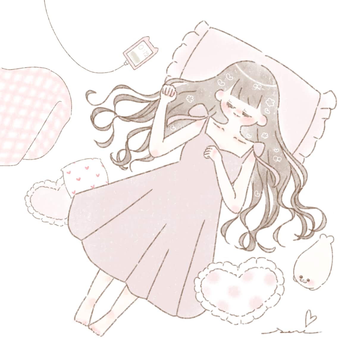 ふんわり優しいタッチのイラストを描きます しあわせのつまったまんまるほっぺ イメージ2