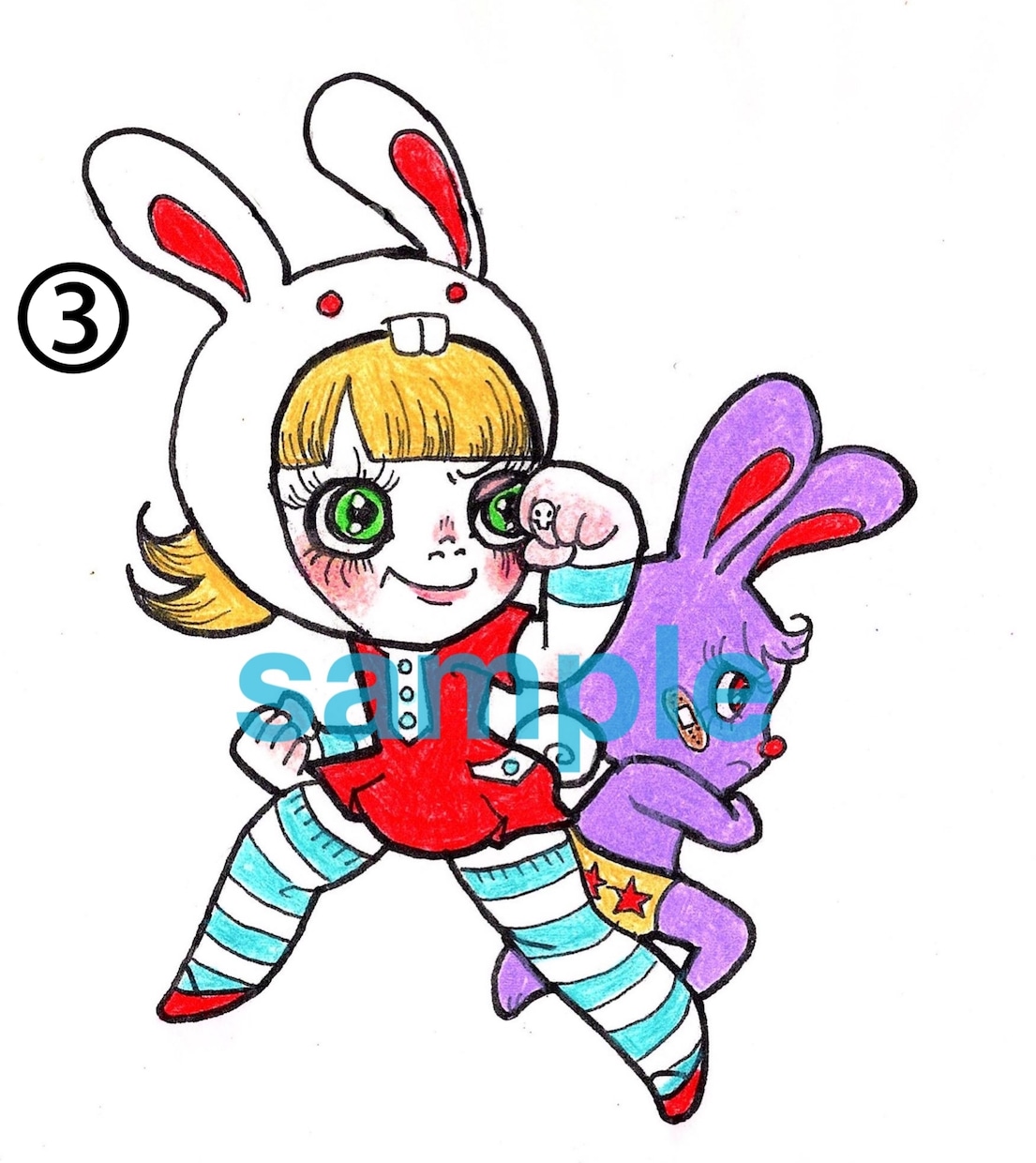 わたしのイラストで貴方のアイコン作ります わたしが描いた既存のイラストから貴方だけのアイコン作ります！ イメージ3