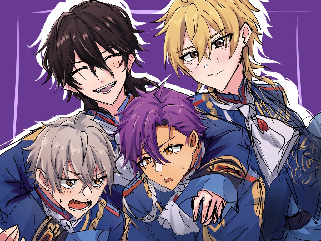 サムネやSNSで使用するイラストを描きます かわいいとかわかっこいいのイラストを描きます イメージ10