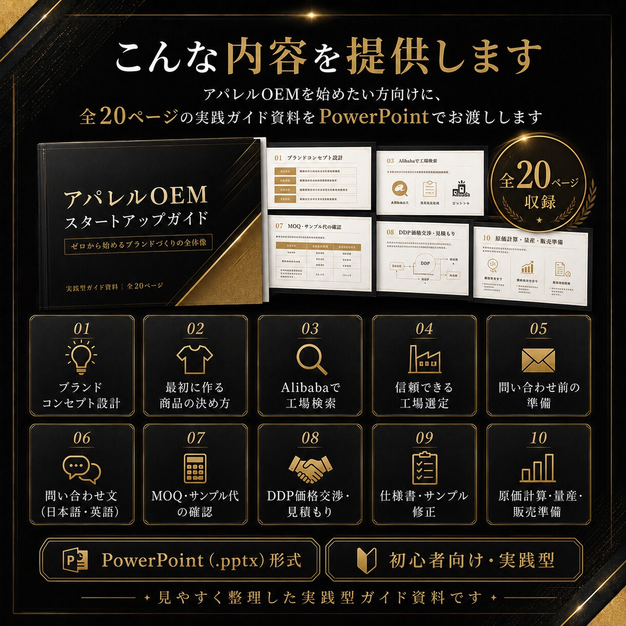 アパレルOEMで自分のブランドを作る方法を教えます 初心者向けにOEMブランド立ち上げを解説します イメージ1