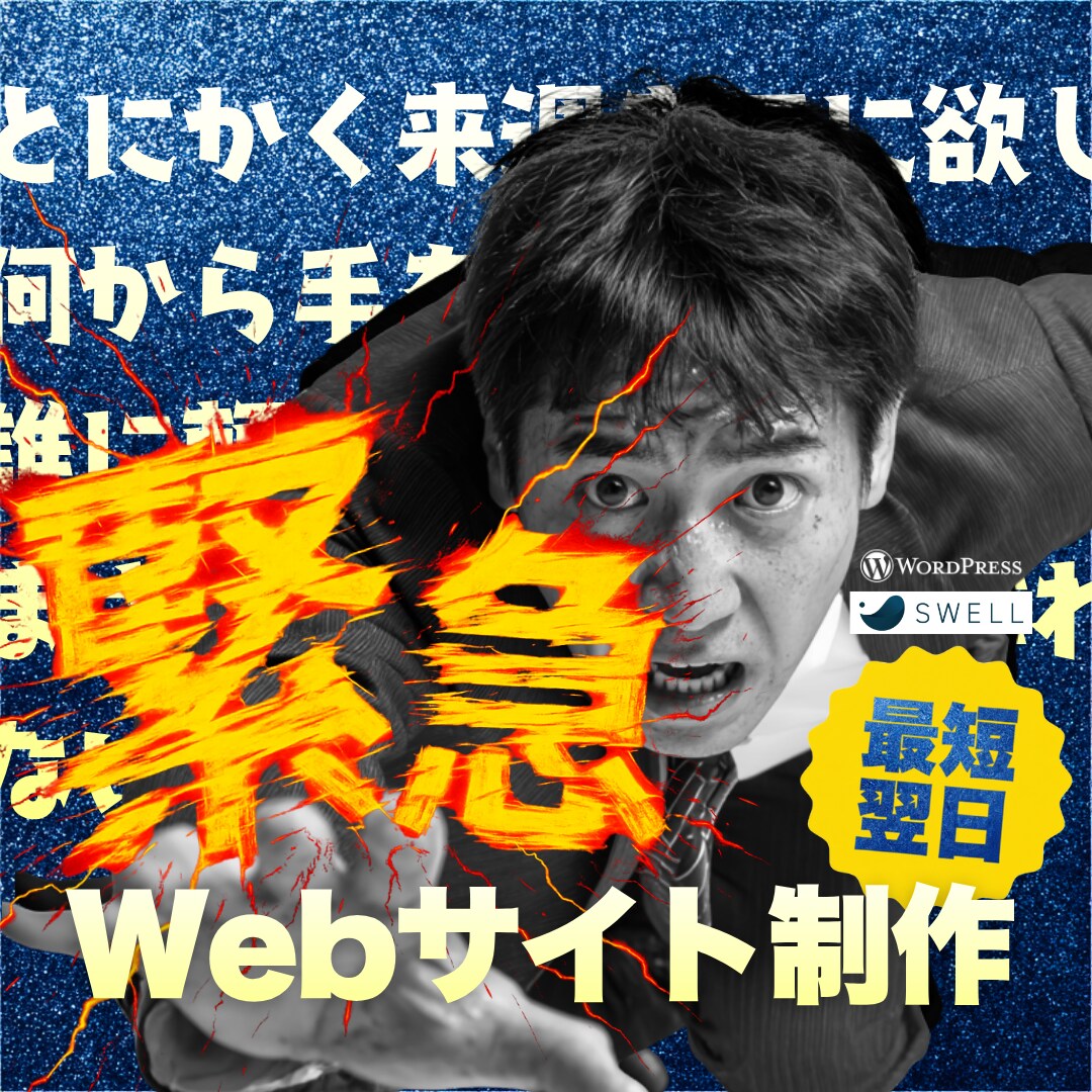 知識ゼロでもOK！「即戦力サイト」をプロが作ります 開業、申請、信用獲得...あなたの「緊急事態」に即対応します イメージ1