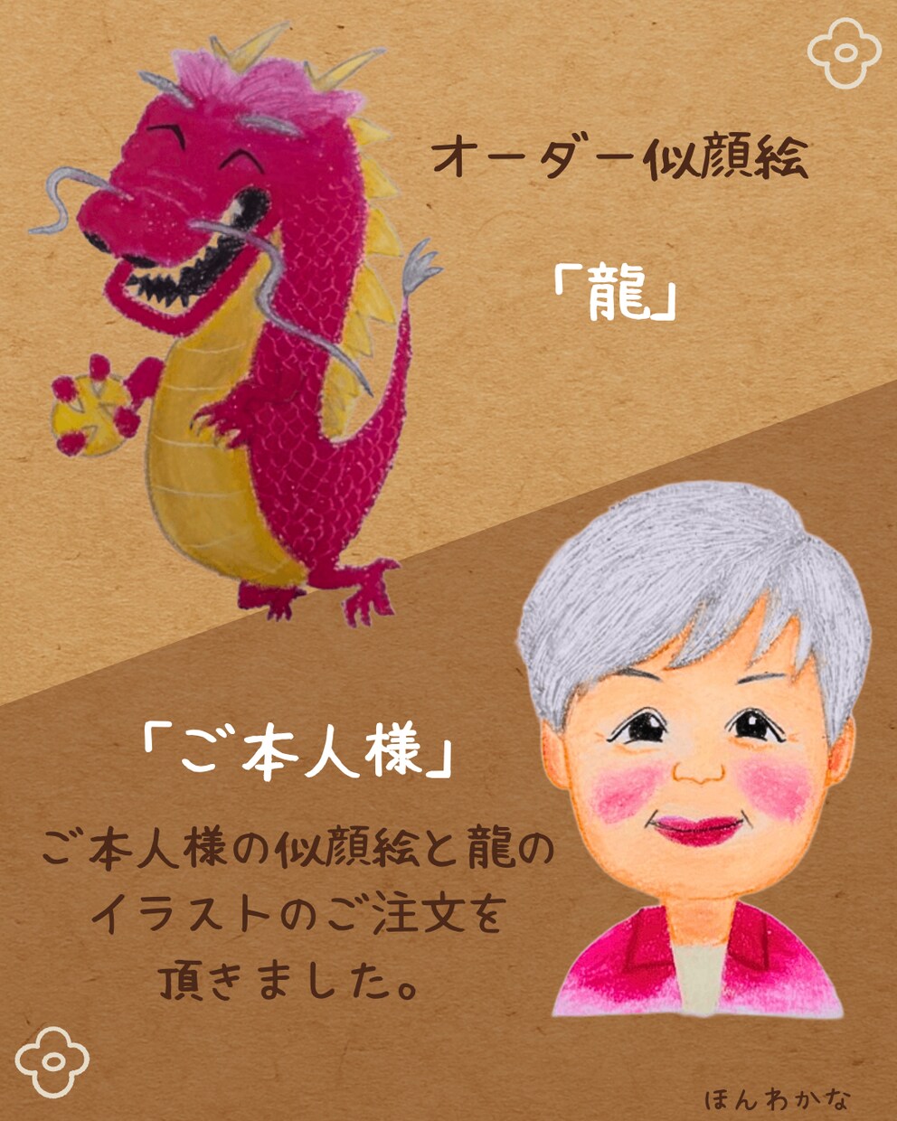 伝えたい「ありがとう」をほんわか似顔絵で形にします 感謝の気持ち、照れくさい気持ちも、優しく届ける贈り物 イメージ10