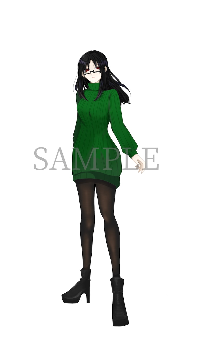 キャラの雰囲気に合わせた立ち絵を制作します 全身の立ち絵イラストを書きます イメージ1