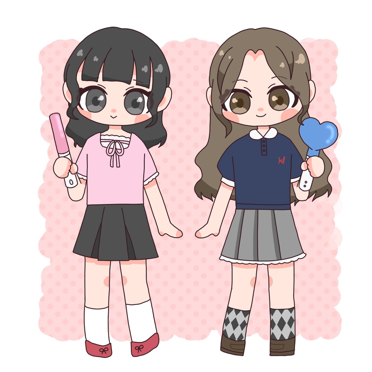ポップで可愛いデフォルメアイコン描きます むちっとしたフォルムが可愛いデフォルメイラストです。 イメージ3