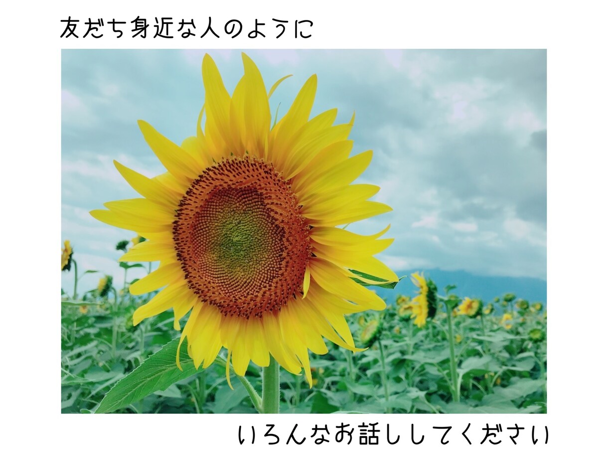 アラサー女が相談/愚痴/話しを聞きます 友だちや家族に話すような身近な人になるように心がけます イメージ2