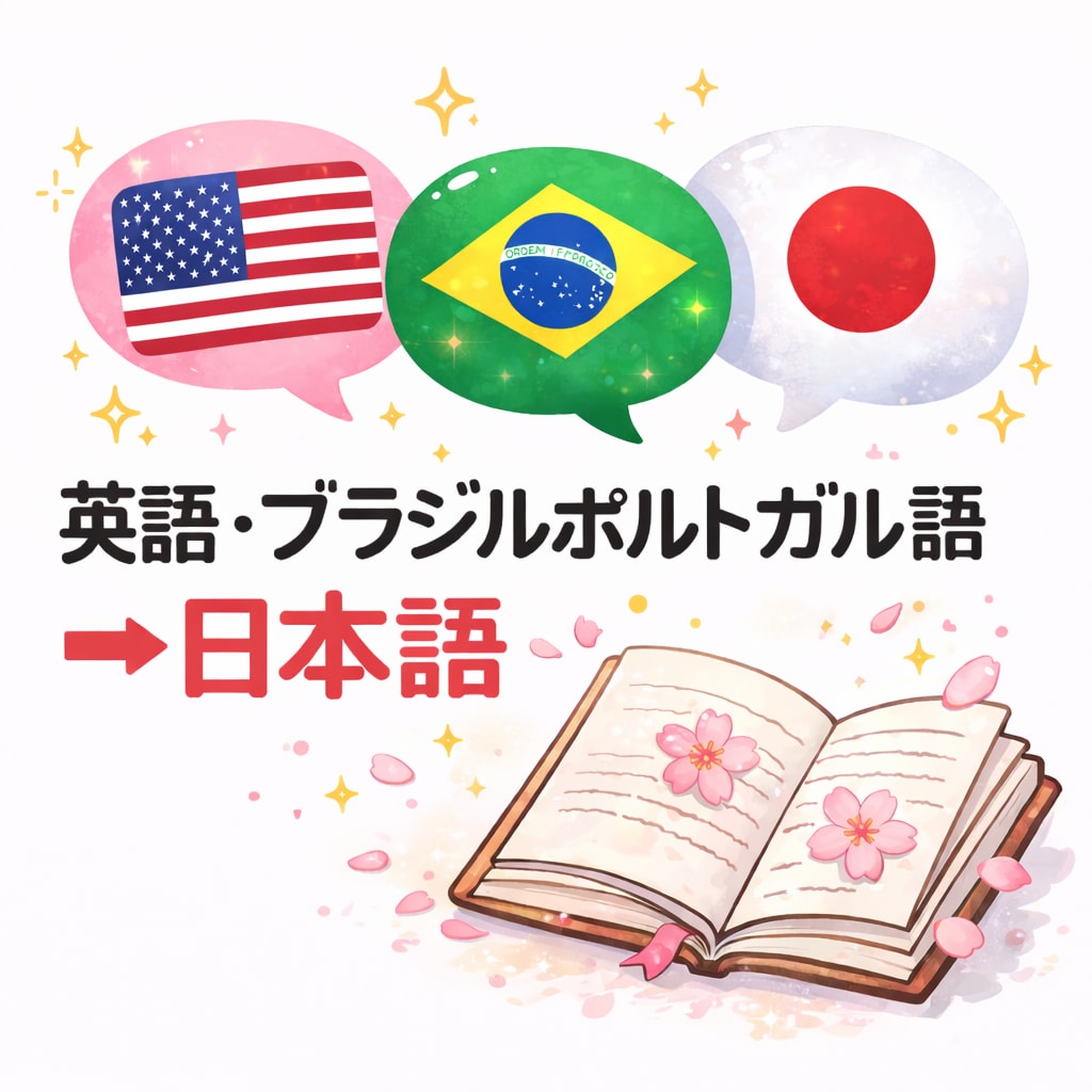 行政経験あり｜日葡英トリリンガル翻訳します N1・TOEIC955｜市役所通訳経験あり｜正確で自然な翻訳 イメージ1