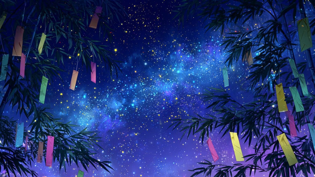 七夕の願い事【7月限定】☆関西マダムが受け止めます 願いよ星に届け☆応援コメント・画像・音楽から選べます☆ イメージ7