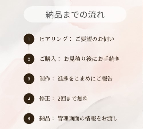 先着3名様★モニター価格2万円でHP制作します はじめての方でも安心。理想を追求し、最高のサロンHPを。 イメージ2