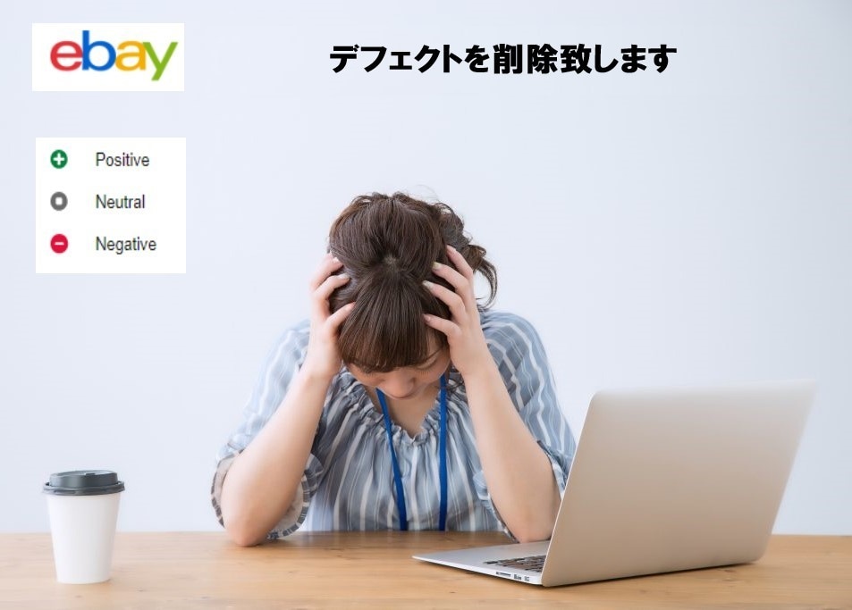 ebayのデフェクトを削除します ebay歴6年 月利平均600万 カテゴリー売上1位 イメージ1