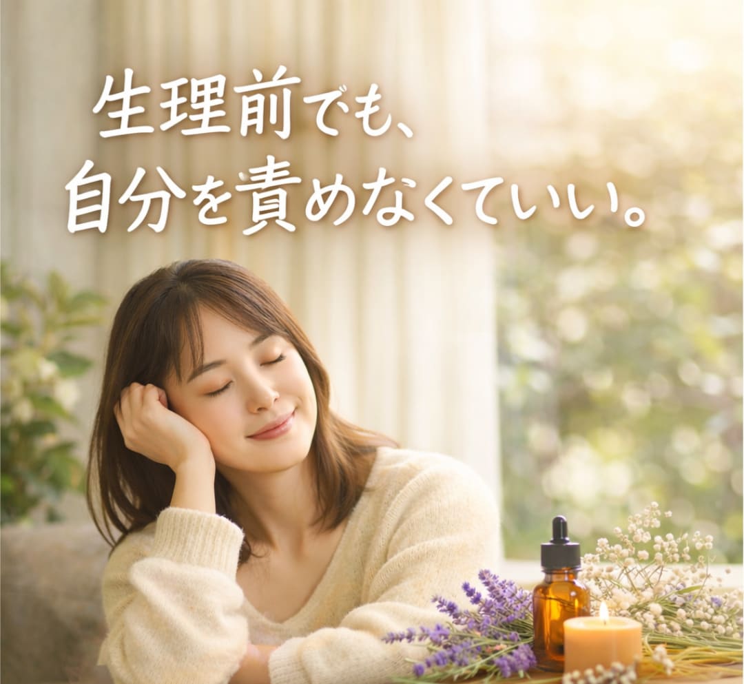 生理前の不調をアロマと対話で整えます 生理前に振り回されない私になるフェムケア習慣 イメージ1