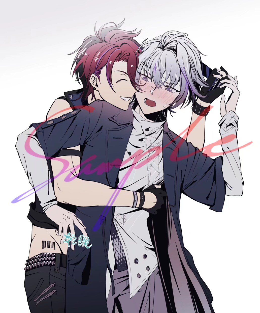 cp／コンボのイラストを描きます 2人(半身です。推しのCP/コンビのイラストを描きます) イメージ1