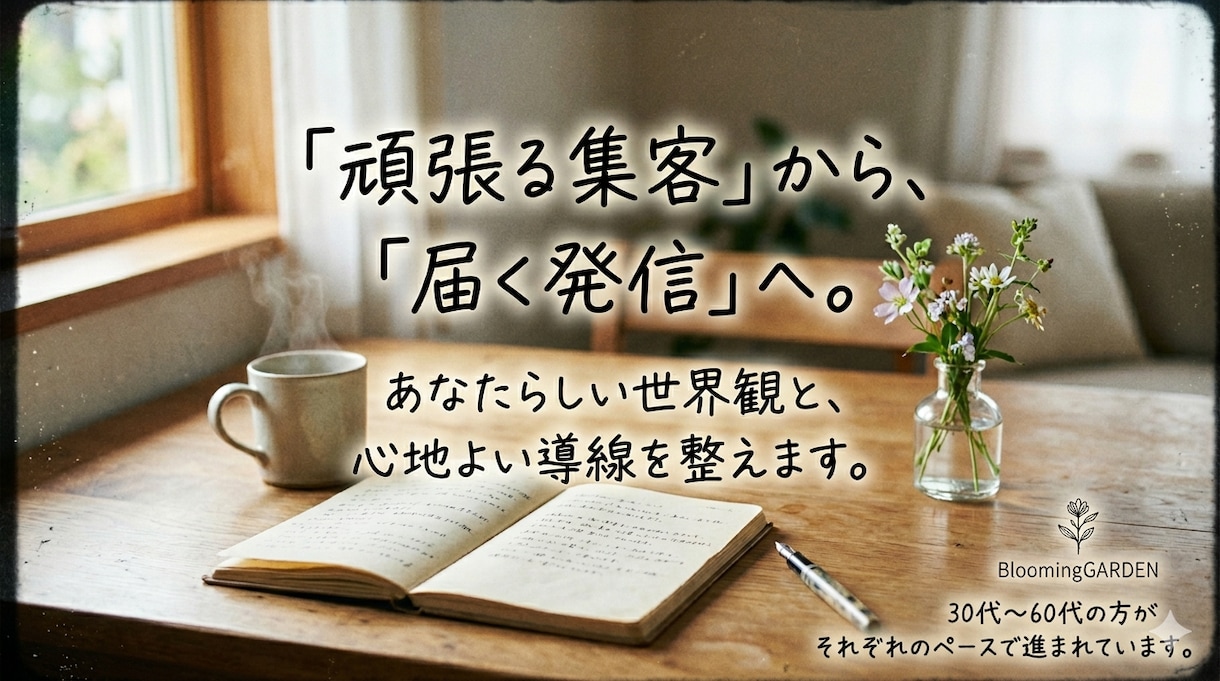 心に響くあなたらしい集客導線と発信土台を整えます バラバラ発信を一本の道に。お客様が迷わない集客導線を設計 イメージ1
