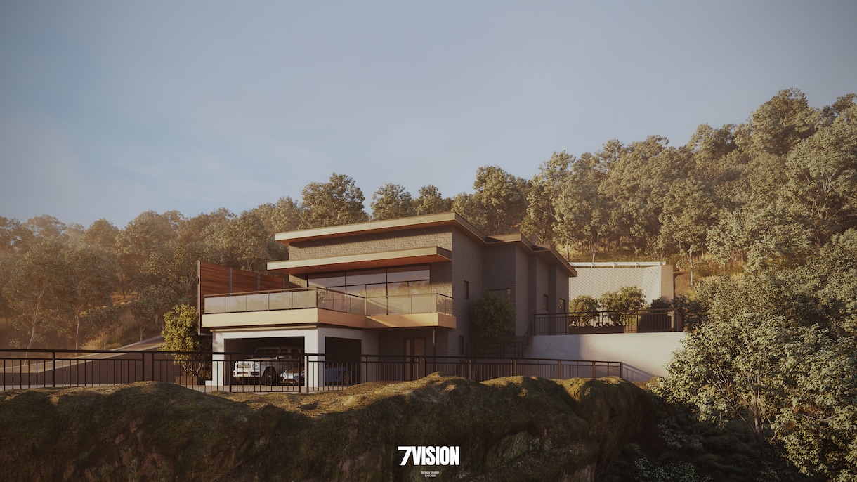 プロ建築外観パース作成｜高品質3Dで具現化ます プロによる3Dレンダリングであなたの建築アイデアを現実に！ イメージ1