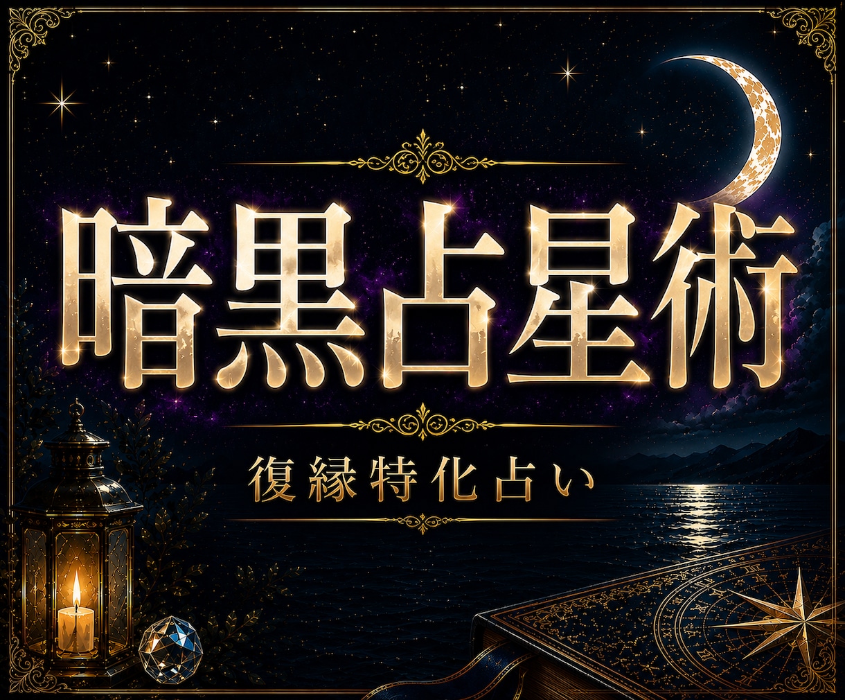 復縁特化：暗黒占星術｜途切れた縁の行方を視ます 復縁・音信不通・彼の本音・再び結ばれるご縁を深く読み解きます イメージ1