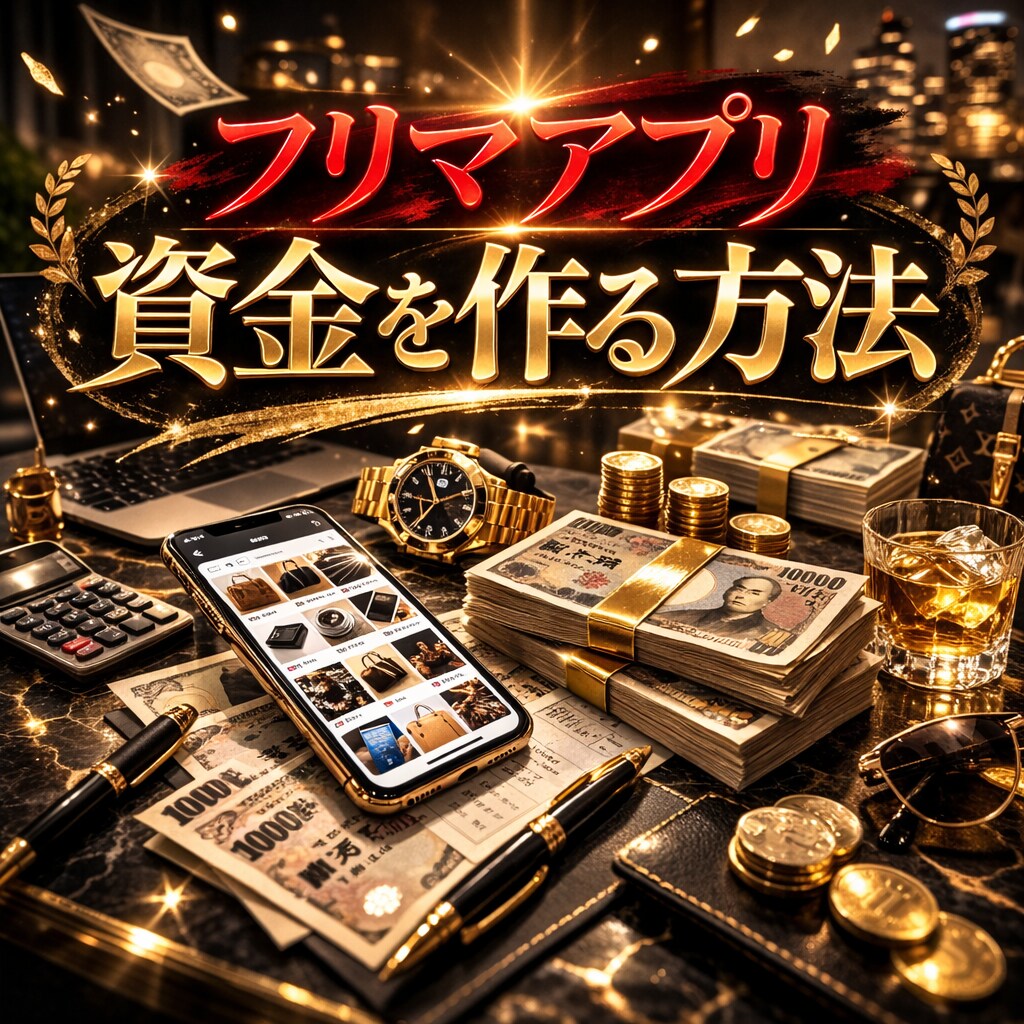 フリマアプリで資金を作る方法教えます 【残り1名】2日間限定半額セール開催!通常1万円→5千円 イメージ1