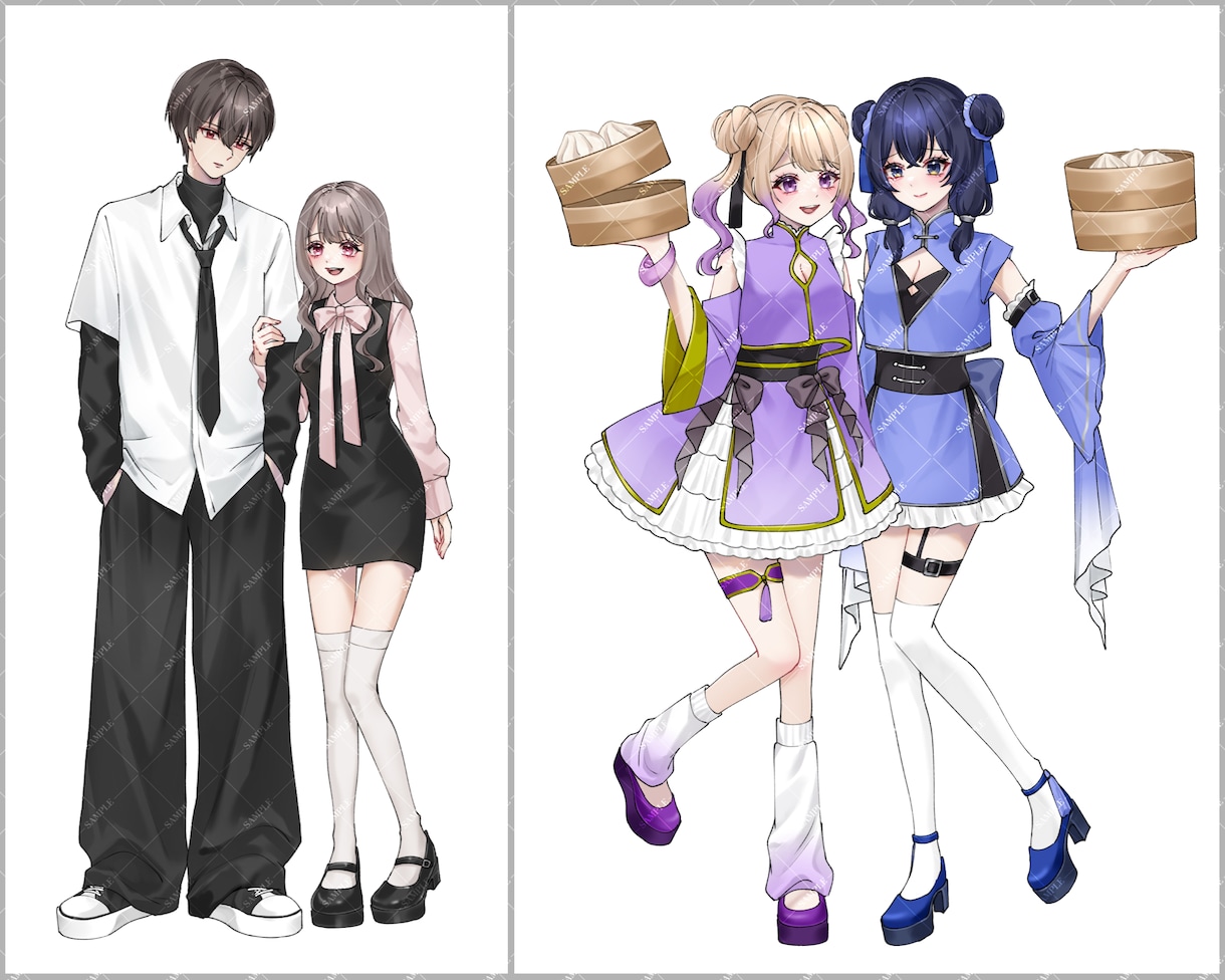 コテキャシート/キャラクターシートお描きします ★キャラクターデザイン★オプション追加でカスタム可能！ イメージ7