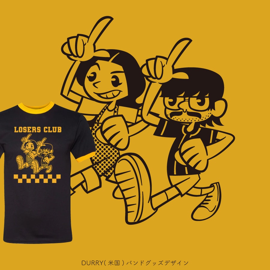 アパレルイラスト制作致します アメコミ風やヴィンテージ風なデザインお任せ下さい。 イメージ3
