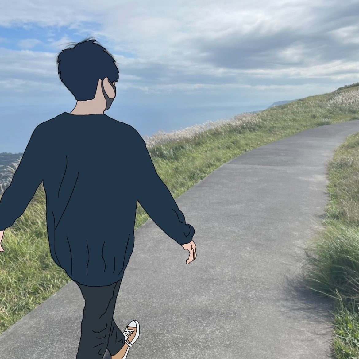 お洒落なイラストのトプ画を提供いたします 思い出の写真の一部をイラストに！ イメージ2