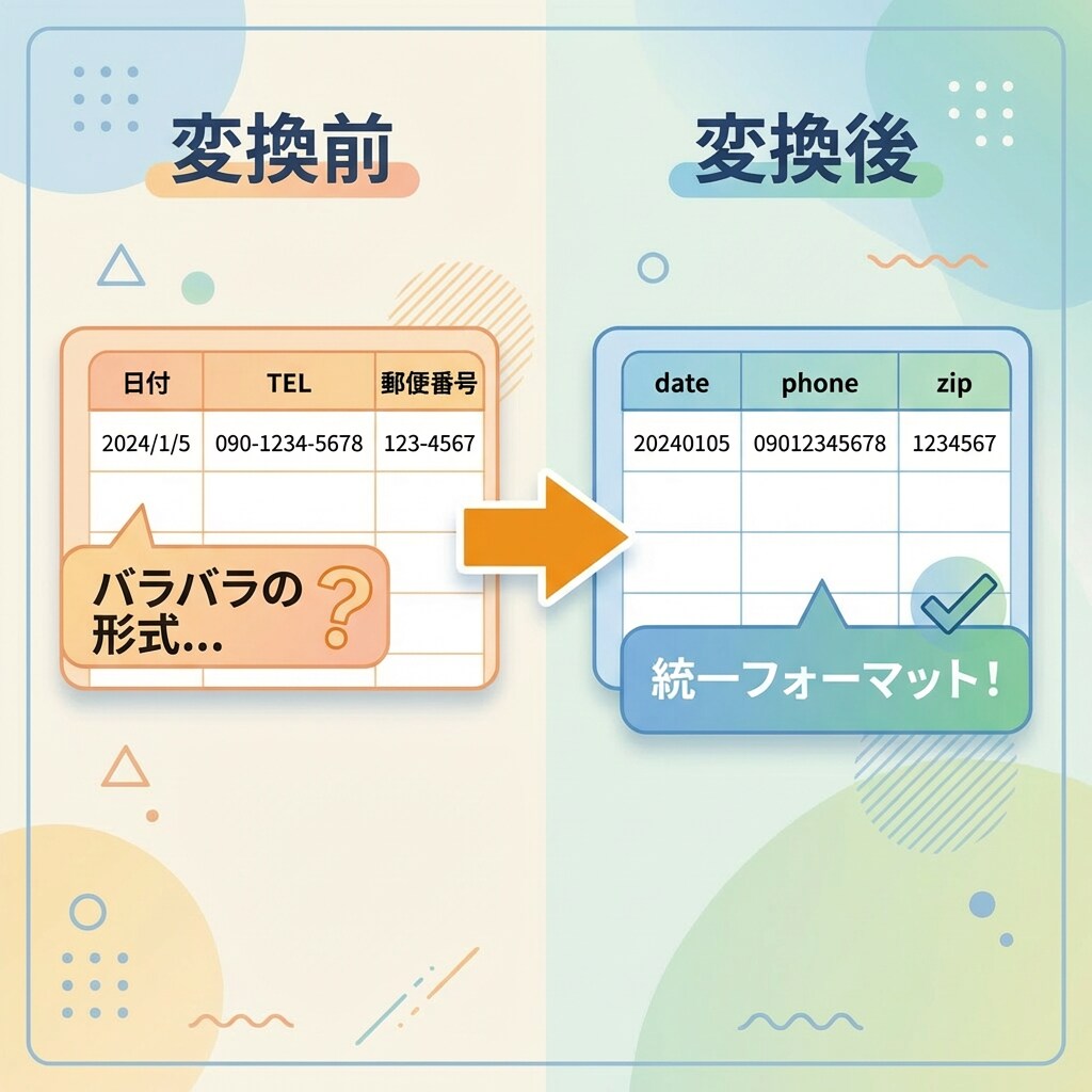 VBAでCSV変換・データ加工ツールを提供します 設定シートを埋めるだけ！非エンジニアでも使える！ イメージ4