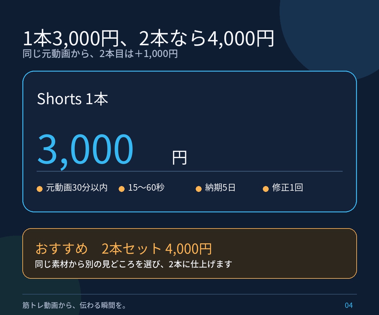 フィットネス系動画をフルテロップの短尺動画にします 同じ素材なら2本目＋1,000円、見どころ選定から丸ごと対応 イメージ4