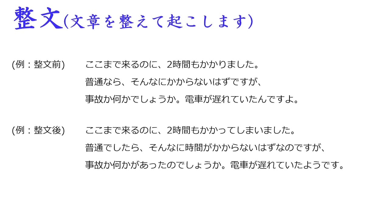 1分70円～　動画や音声の文字起こしお手伝いします 最低水準の料金で、迅速で確かなサービスを提供！ イメージ5