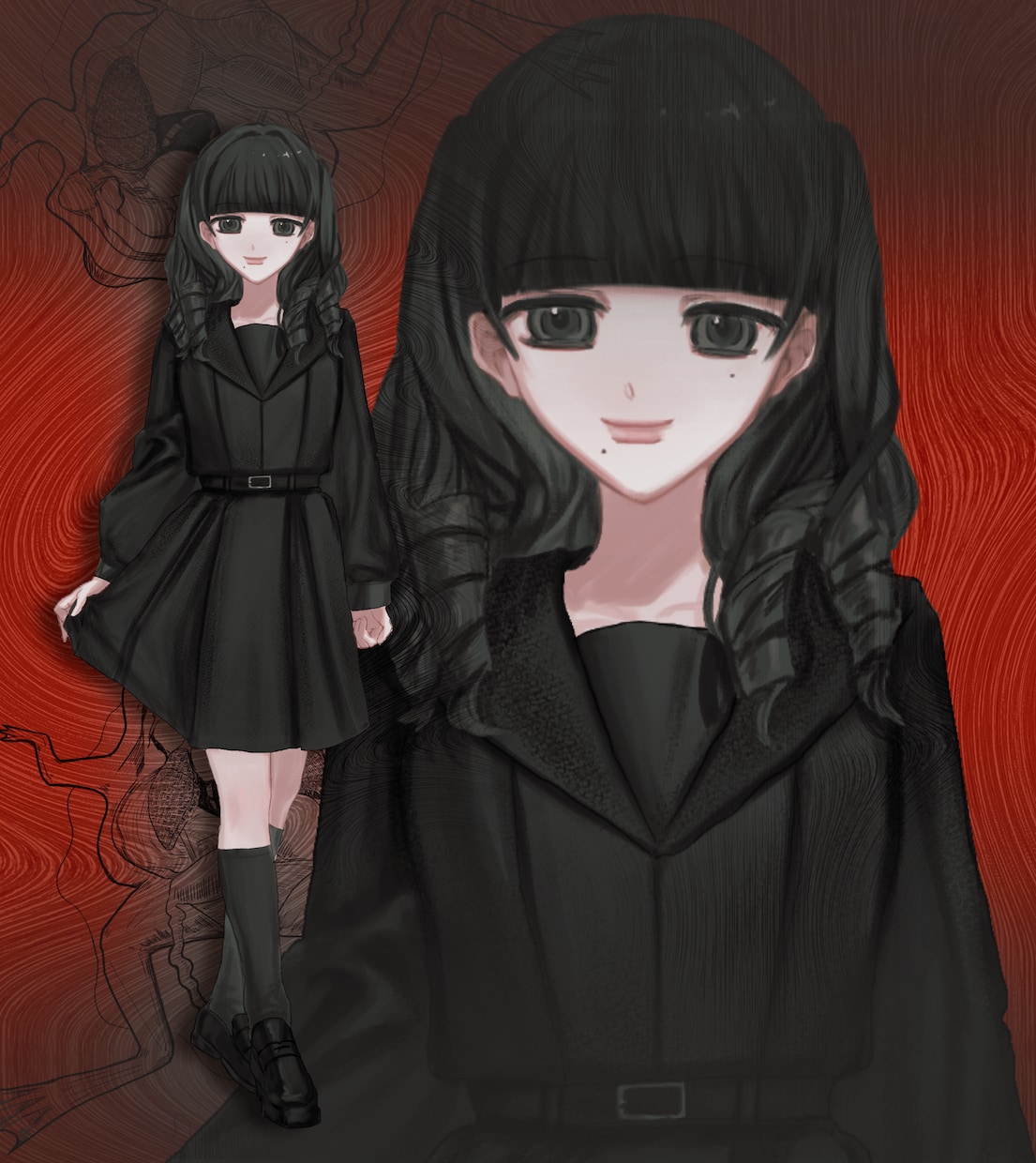キャラクターデザイン・立ち絵作成します リアリティでも個性的、オシャレな立ち絵が欲しい…！ イメージ6