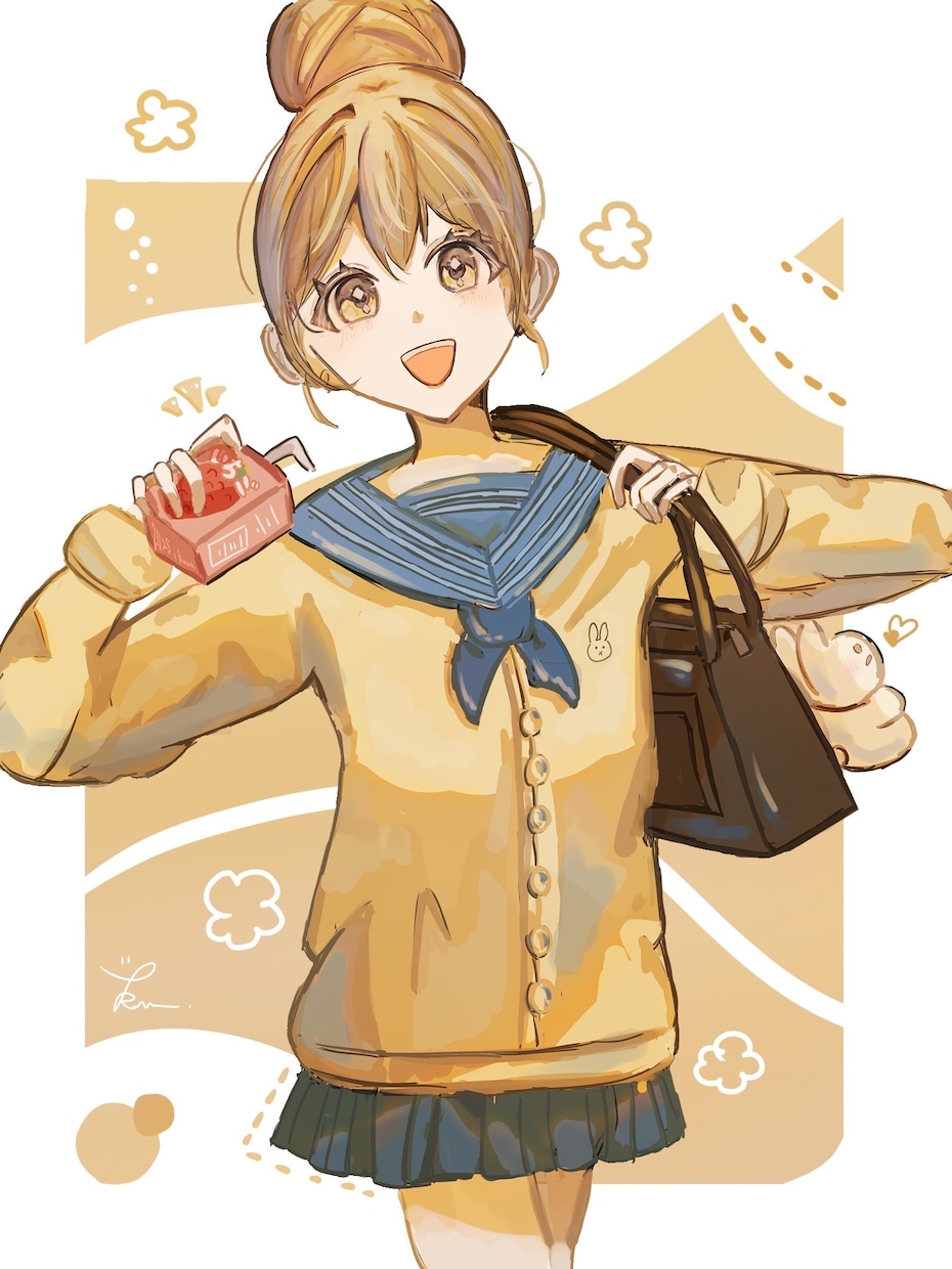優しい色合いで可愛い女の子を描きます 厚塗りイラスト好きな方におすすめ！細かい背景も得意です。 イメージ5