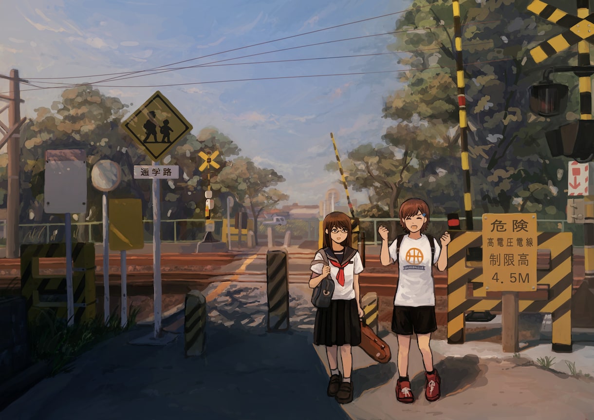 背景を中心とした一枚絵、イラスト描きます MV,歌ってみた、アイコンなどに使用出来る一枚絵作成致します イメージ2
