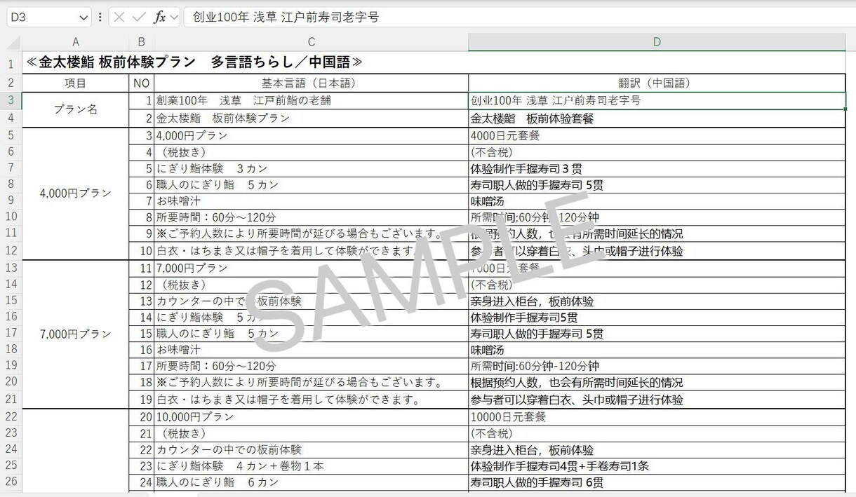 日本語⇔中国語に翻訳・通訳します ネイティブ翻訳者が、自然で伝わりやすい翻訳を丁寧に対応します イメージ2