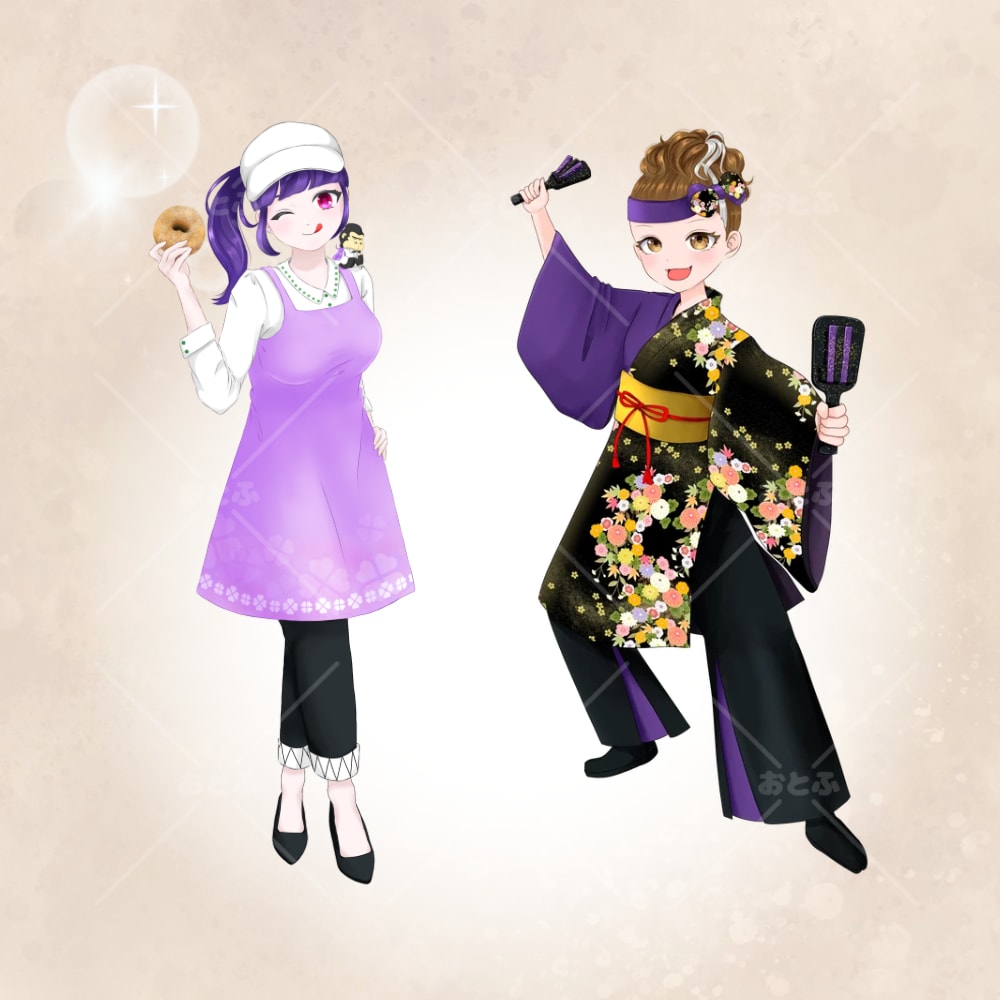 絵柄寄せ可能♡商用OKな可愛い立ち絵描きます ラフの修正無制限で思い通りの仕上がりに！丁寧に描きます♪ イメージ4