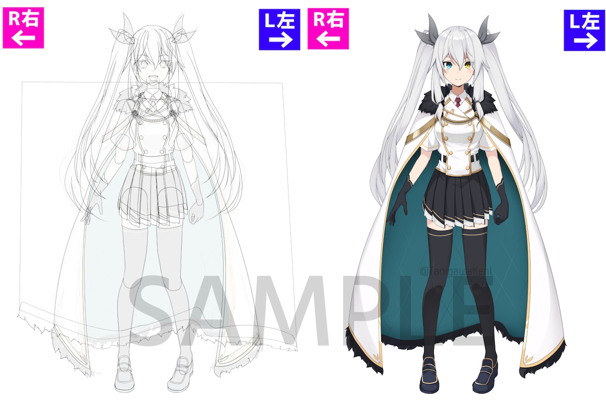 イラスト・立ち絵・Live2Dなど描きます [企業実績あり] あなたの思いを高品質に作成します イメージ3