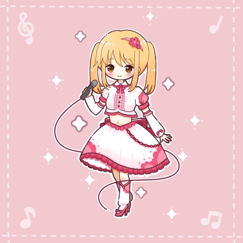 お子さんの描いた衣装をキャラクター付きで作成します お子さんの描いた衣装をきれいにイラスト化します♪ イメージ1