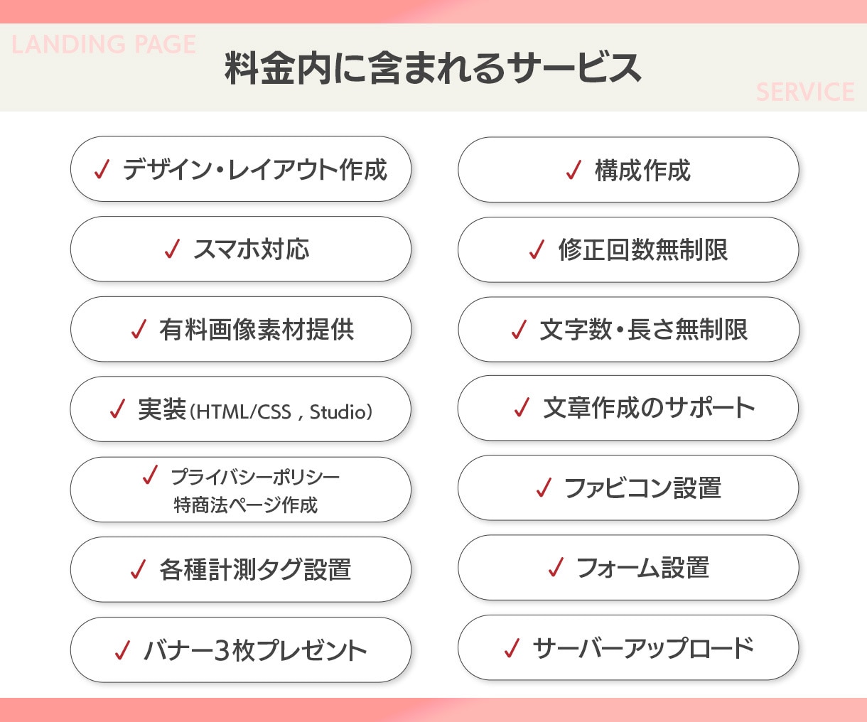 Web集客に貢献する！心を動かすLPを作成します 初めてでも大丈夫！｜原稿&構成サポート｜修正回数無制限 イメージ2