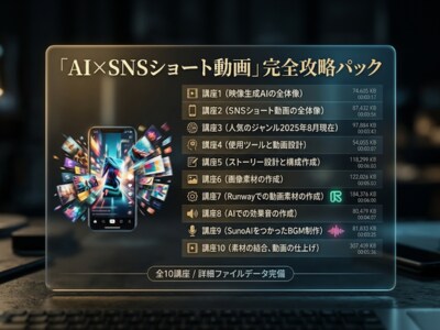 動画教材　初心者歓迎！AI動画制作教えます 専門スキル不要、AIを味方につけて次世代の動画表現を！ イメージ1