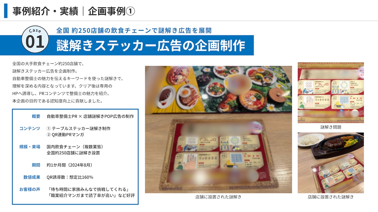 完全オーダーメイド謎解き・脱出ゲームを企画します 【累計150件超】教育・PR・社内行事・商業施設まで幅広く イメージ7