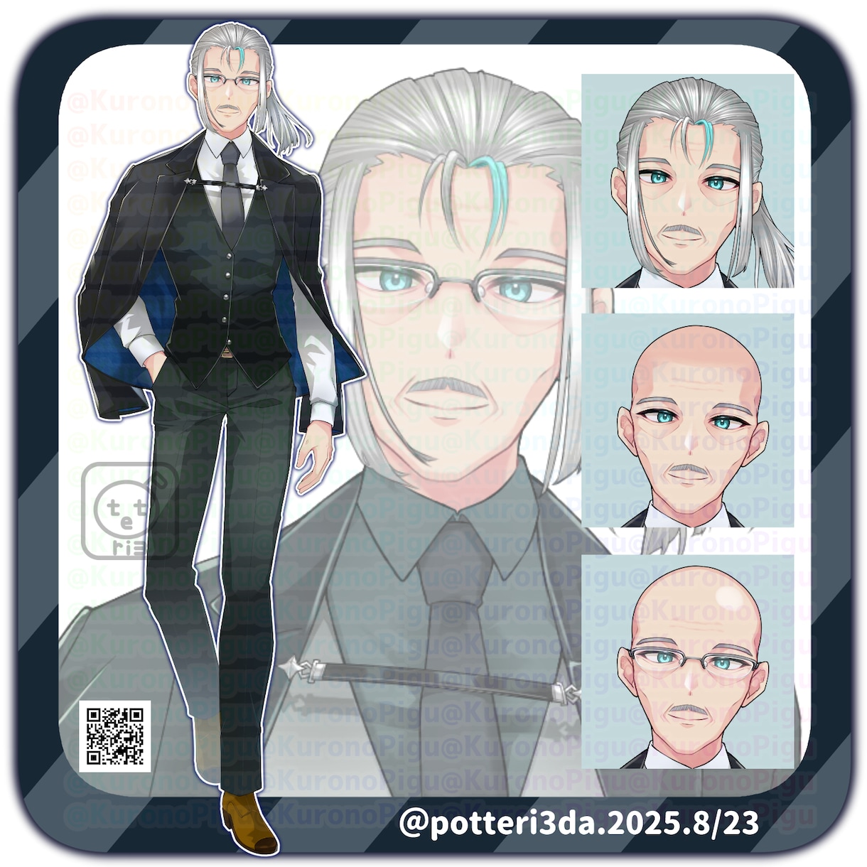 オリジナルの立ち絵描きます SNSで活動で使うキャラクターイラスト制作承ります！！ イメージ1