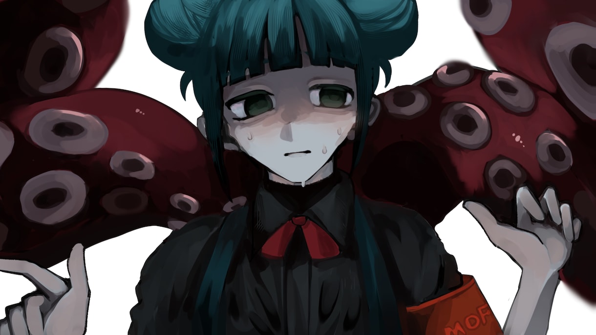 配信・歌ってみたサムネをカッコよく描きます 素早く人を惹きつけるような絵を描きます イメージ2