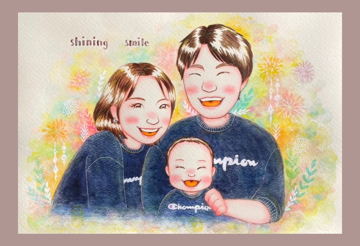 ベストショットや想い出のお写真をイラストにします インテリアにも馴染むよう、ナチュラルにおしゃれに描きます♪ イメージ1