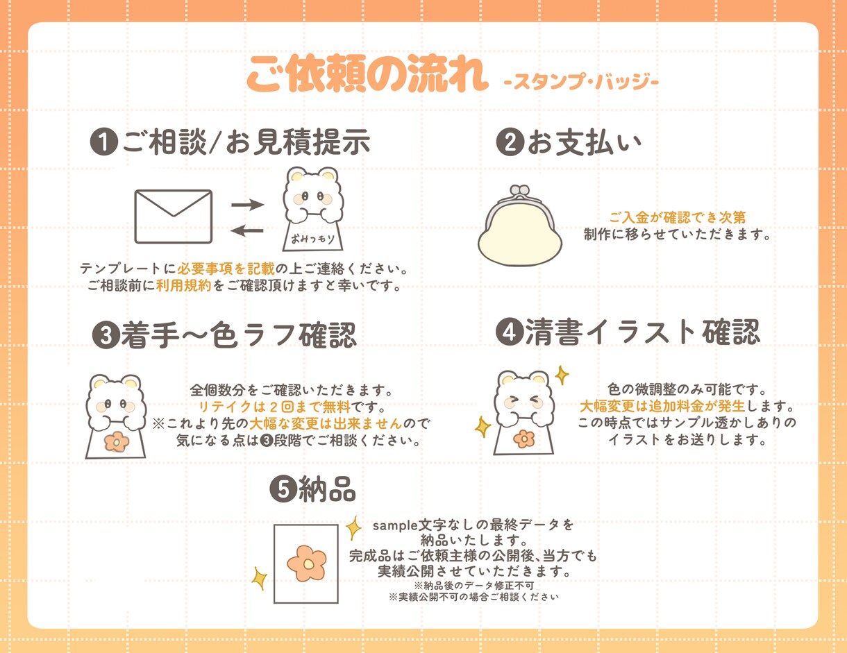 かわいくて使いやすい配信スタンプ・バッジ制作します 利用料込み◎YouTubeやTwitchなどに対応！ イメージ5