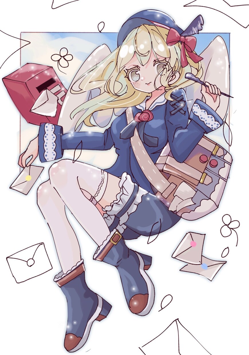 女の子描きます フリルやリボンのついたお洋服や、可愛い女の子が好きな方へ イメージ4